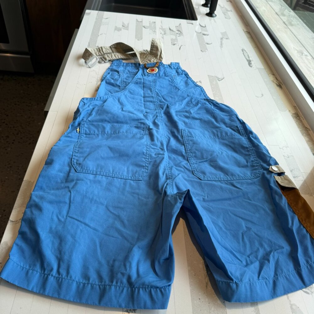 Fjällräven Women's Samlaren Dungaree Shorts - Size Small